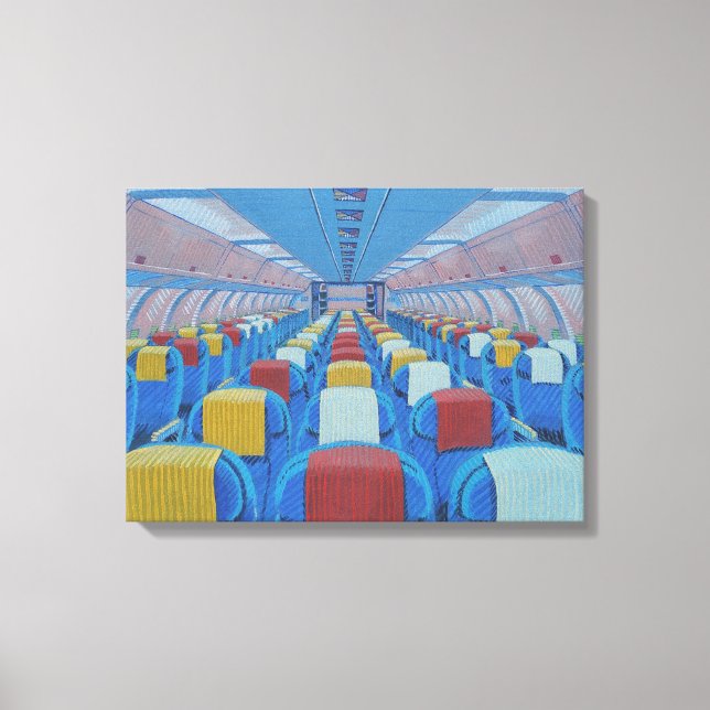 Flygplatser (av Gregorio Undurraga) Canvastryck (Framsida)