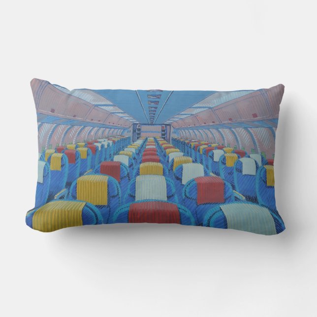 Flygplatser (av Gregorio Undurraga) Lumbarkudde (Framsida)