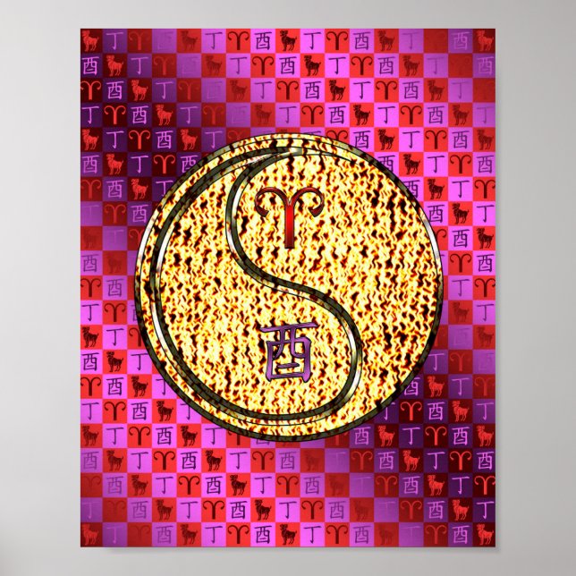 Flygplatser och brand Tupp Poster (Framsidan)