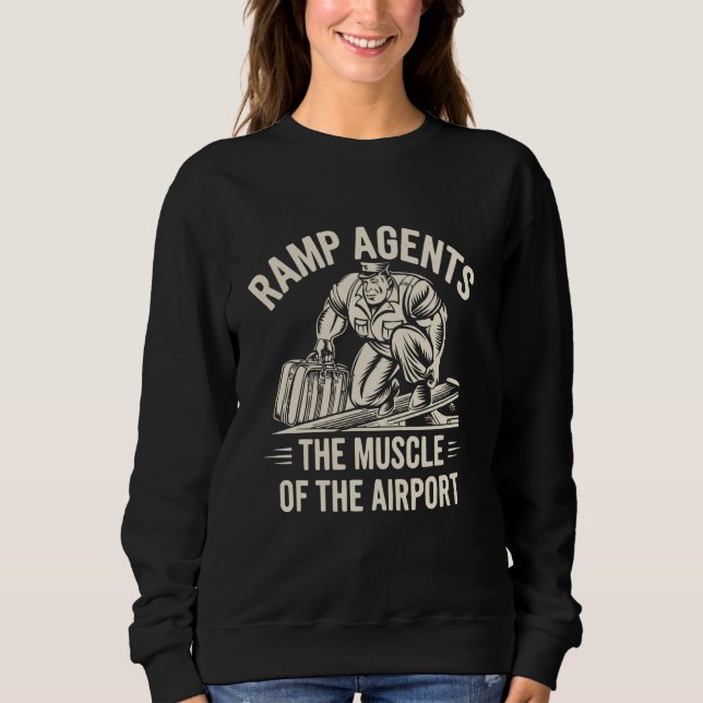 Flygplatsflygplatsen i Ramp Agent T Shirt (Framsida)