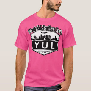 Flygplatskod Montreal-Trudeau Internationell T Shirt