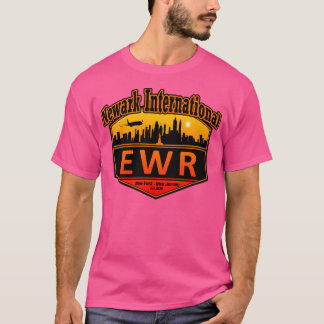 Flygplatskod Newark Internationell T Shirt