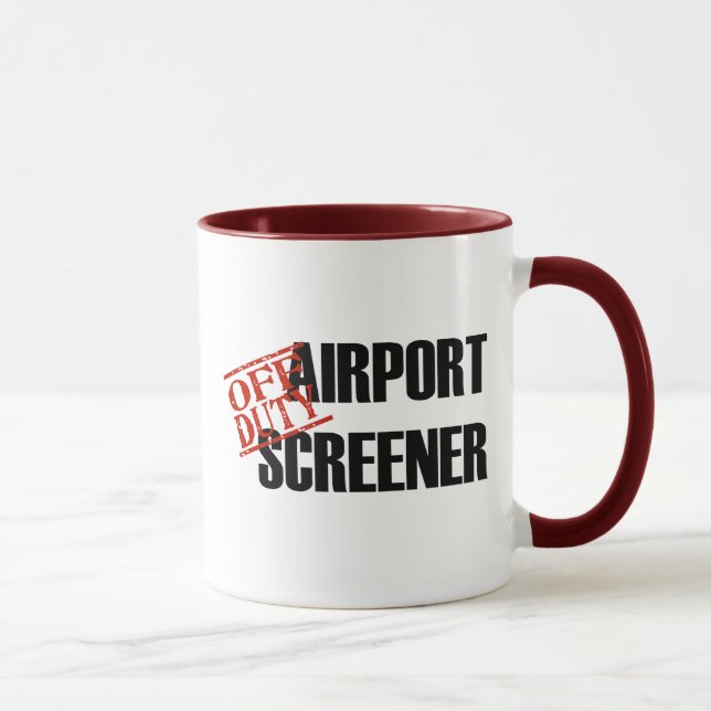 FlygplatsScreener Mugg (Höger)