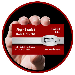 Flygplatsskyttel Taxi Visitkort