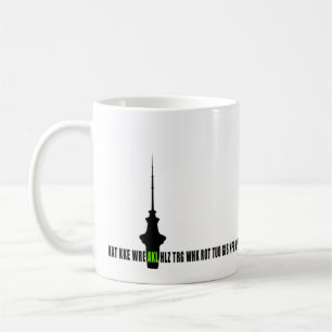 Flygplatsstaden kodifierar - Auckland Kaffemugg