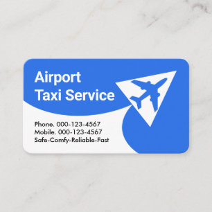 Flygplatstaxi Lyfter Visitkort