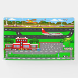 Flygplatsvägar för bilar 3' x 5'