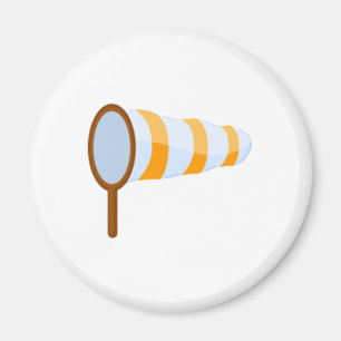 FlygplatsWindsock Magnet