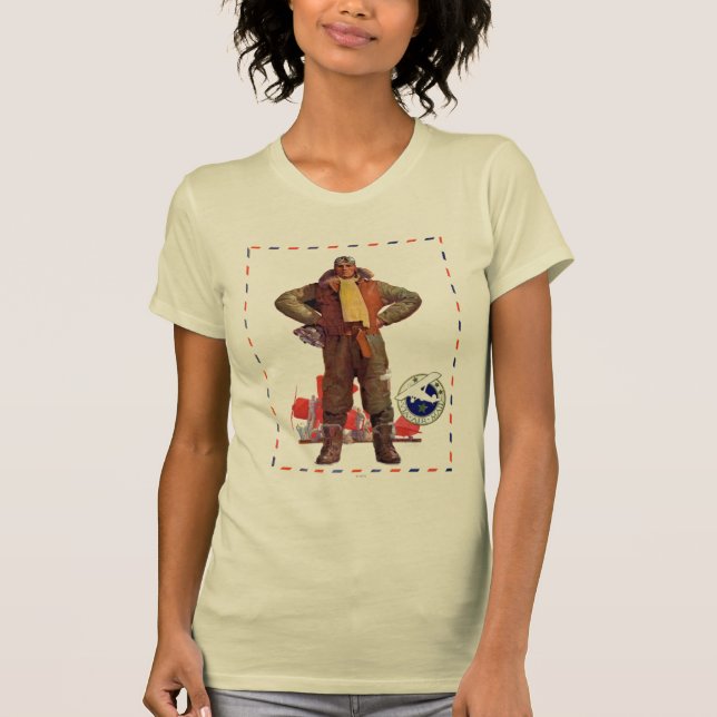 Flygpost pilot- t-shirt (Framsida)