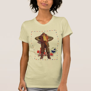 Flygpost pilot- tee