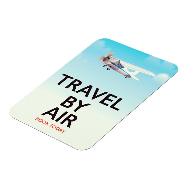 Flygresor affisch magnet (Vänstra Sidan)