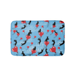 Flygröda ballonger badrumsmatta