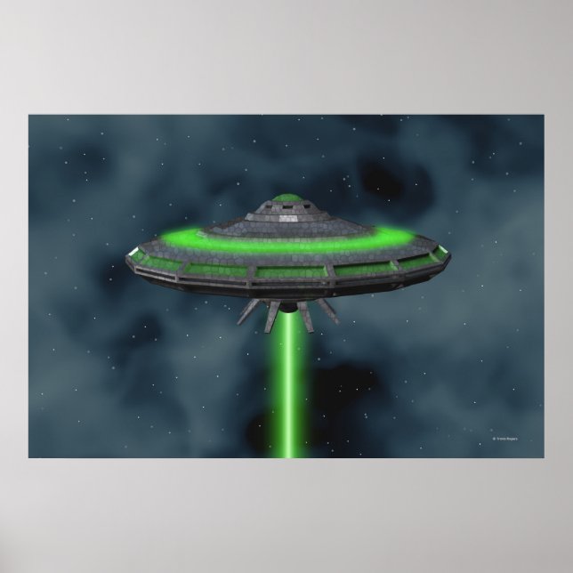 Flygsågning - Sci-Fi-Poster Poster (Framsidan)