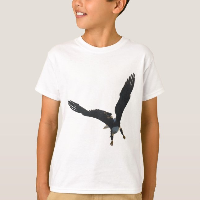 Flygsamling i örn t-shirt (Framsida)