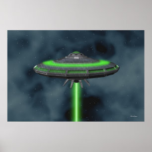 FlygSaucer - affisch Sci-Fi