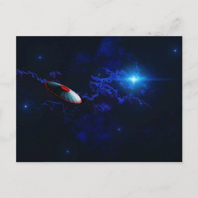 Flygsaucer Vykort (Framsida)