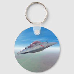 Flygsauceren Keychain Nyckelring
