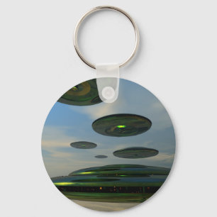 FlygSaucerflotta Keychain Nyckelring