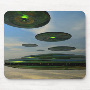 FlygSaucerflotta Mousepad Musmatta