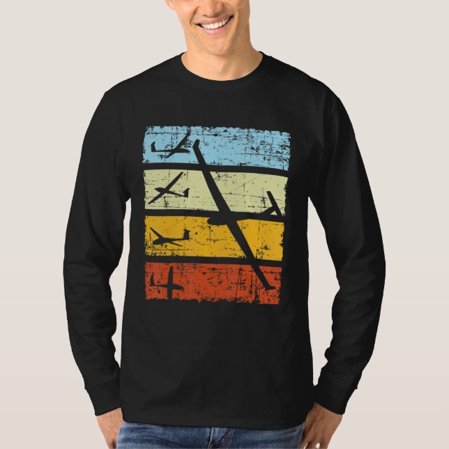 Flygsegelflygning med Aerobatic Glider segelflygni T Shirt (Framsida)