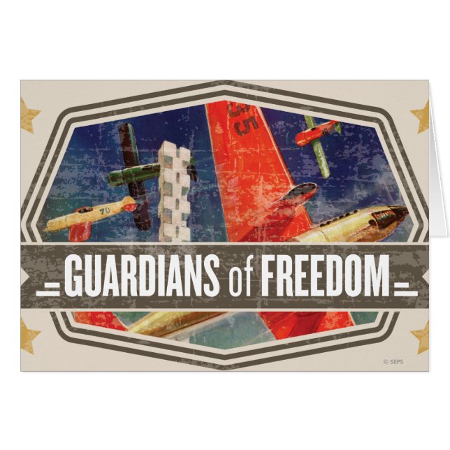 Flygshow Hälsningskort (Framsidan Horizontal)