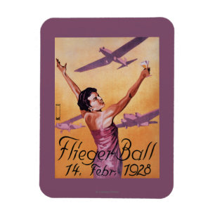 FlygShow på affischen för hotellWagner Promo Magnet
