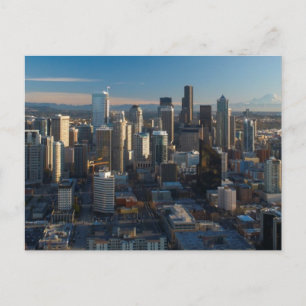Flygsidan av Seattlestadskylten Vykort