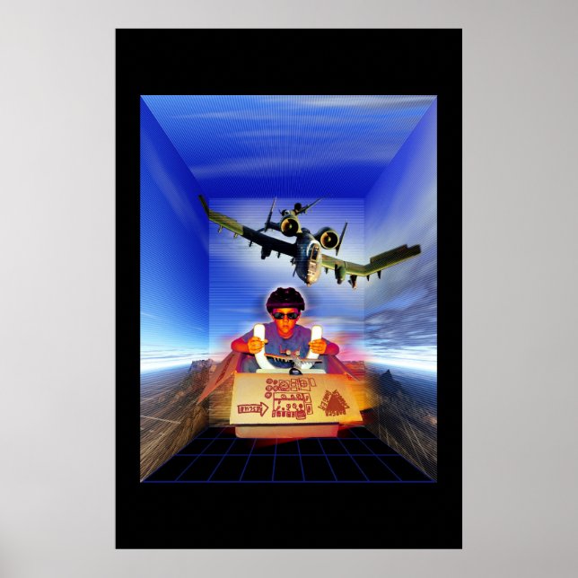 Flygsimulator Poster (Framsidan)