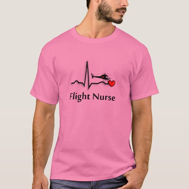 Flygsjuksköterska QRS & helikopterdesign Tröja (Framsida)