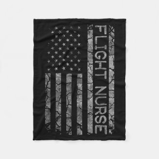 Flygsjuksköterska Rollig Jobbtitel Amerikansk Flag Fleecefilt