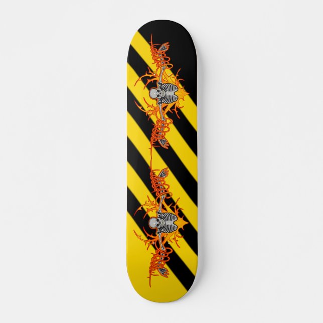 FlygskelettSkateboard Skateboard Bräda 21,5 Cm (Framsida)