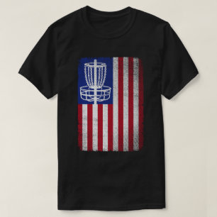 Flygskiva Golf Älskare Manar Women American Flagga T Shirt