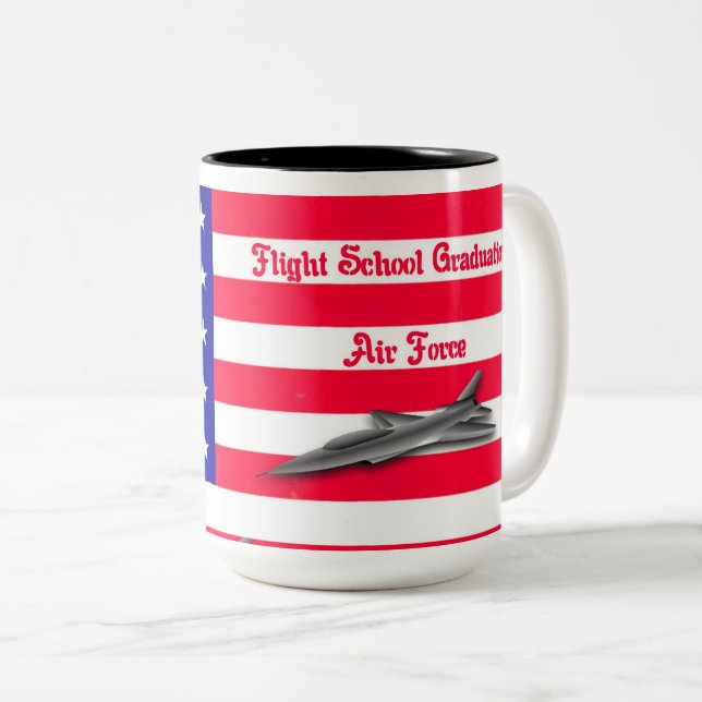 Flygskolans styrka Studenten Mugg Luft (Framsida höger)