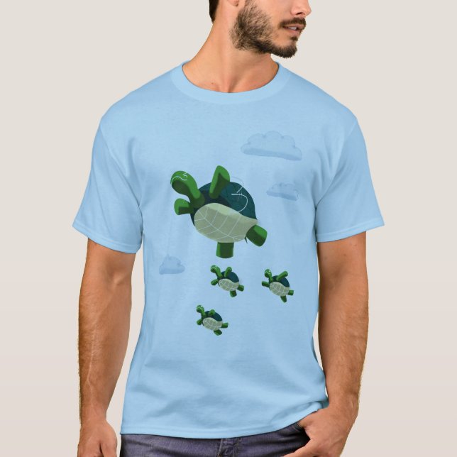 Flygsköldpadda T-shirt (Framsida)