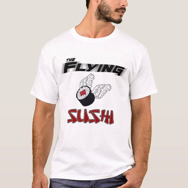 FlygSushiringeren T Shirt (Framsida)