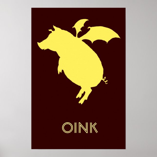 Flygsvin Poster (Framsidan)