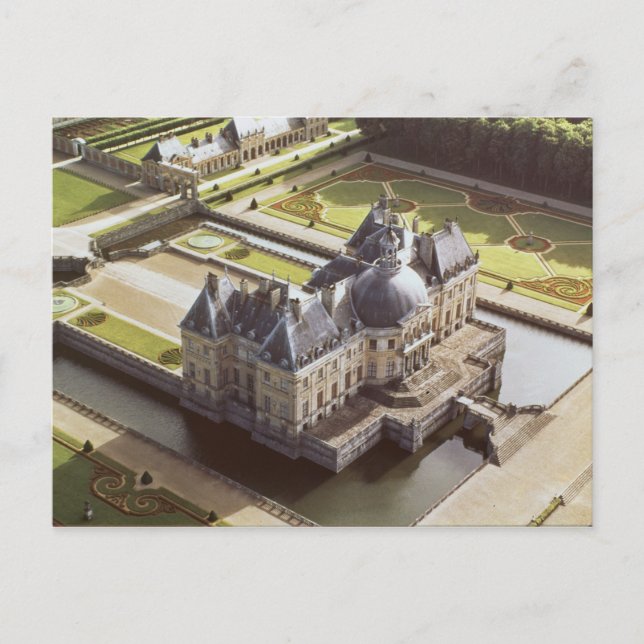Flygsyn på Chateau, designad för Nicholas Vykort (Framsida)
