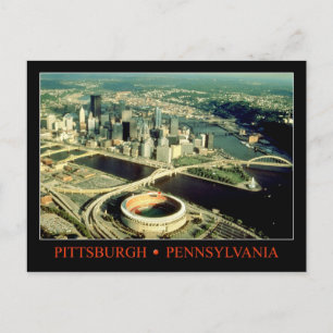 Flygsyn på Pittsburgh, Pennsylvania Vykort