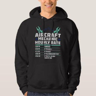 Flygtekniker Timlön - Flygplan Plan M Hoodie