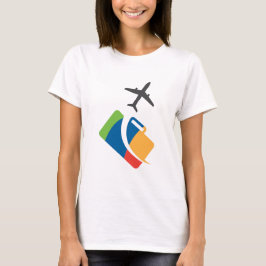 Flygtema sött design t shirt