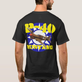FLYGTIGER FÖR MUSTANG P-40 T-SHIRT