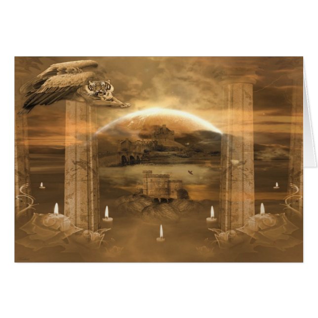 Flygtigerkort Hälsningskort (Framsidan Horizontal)