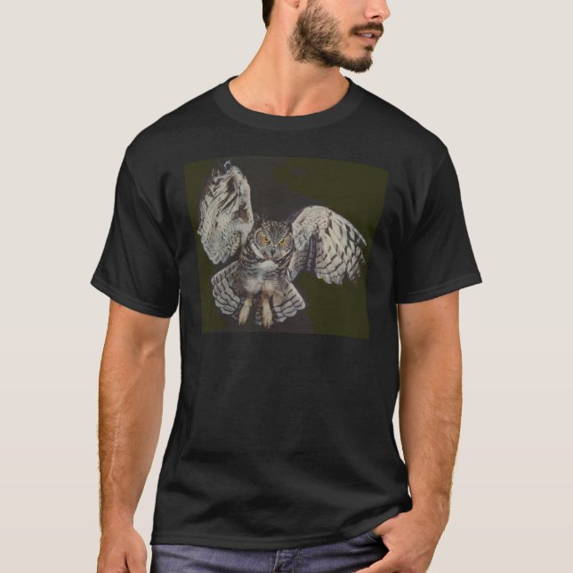 Flygtigeruggla Tee Shirt (Framsida)