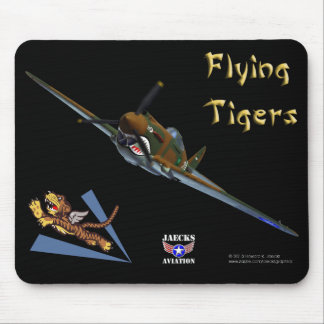Flygtigrar P-40B Warhawk Mousepad Musmatta