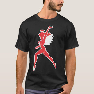Flygtigrar WWII Änglar av helvetets Logotyp Classi T Shirt