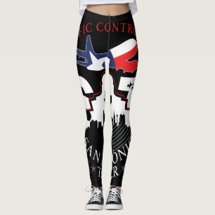 Flygtrafik kontrollerar - San Antonio - damasker Leggings