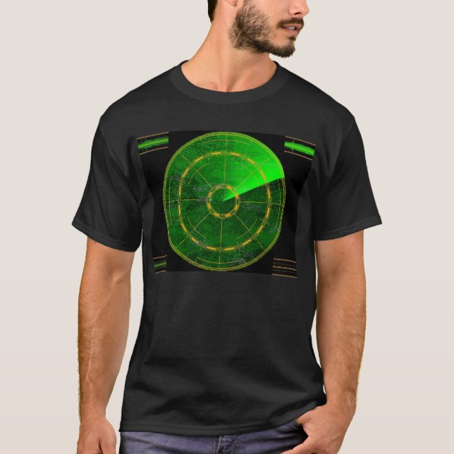 FLYGTRAFIK KONTROLLERAR UTSLAGSPLATSEN TEE SHIRT (Framsida)
