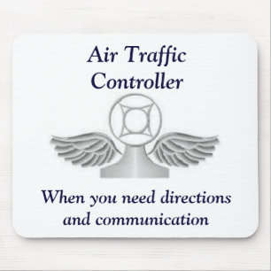Flygtrafikkontrollant Mousepad Musmatta