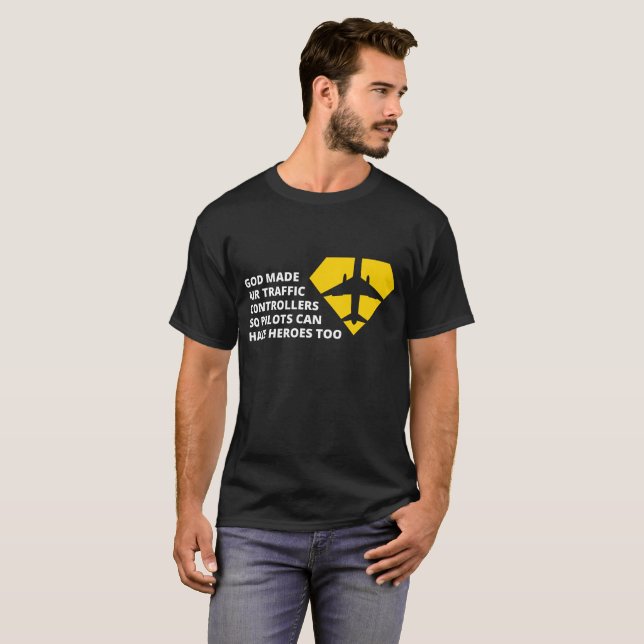 FlygtrafikkontrollantT-tröja Tee Shirt (Hel framsida)
