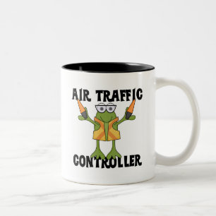FlygtrafikkontrollantTshirts och gåvor Två-Tonad Mugg